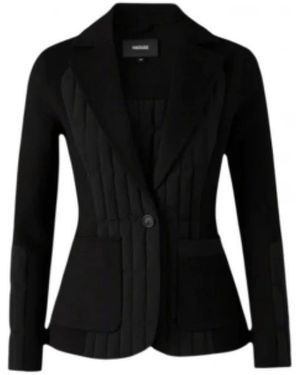 Mackage Jassen ,Zwart ,Wol Leilani Tailleur Jas