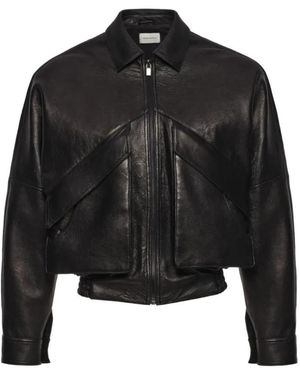 Magda Butrym Leather 17 Jacket - Schwarz