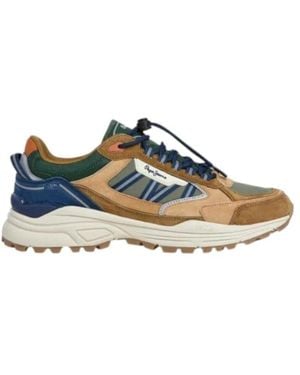 Pepe Jeans Outdoor-Geïnspireerde Urban Sneakers - Blauw