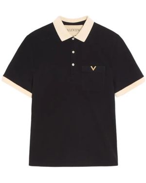 Valentino Polo Shirts - Black