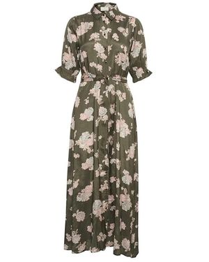 Kaffe Shirt Dresses - Vert