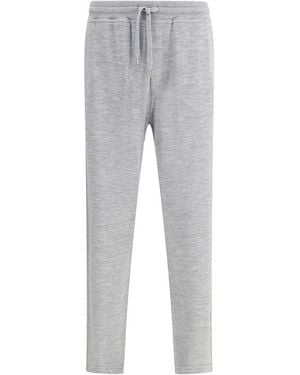 Brunello Cucinelli Kaschmir Seiden Sweatpants Elegant Komfort - Grau