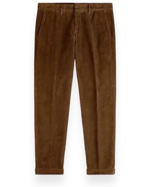Fay Slim-Fit Trousers - Brown