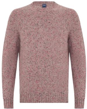 Fedeli Round-Neck Knitwear - Pink