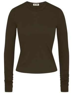 ÉTERNE Long Sleeve Tops - Vert