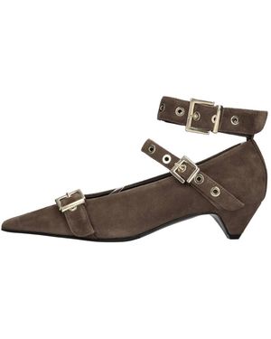 Lella Baldi Court Shoes - Brown