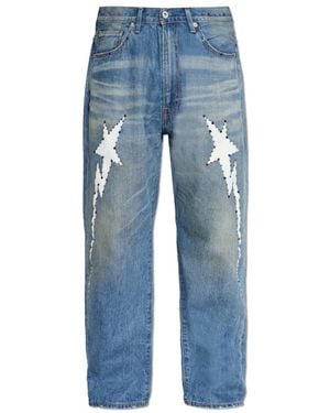 A Bathing Ape Straight Jeans - Azul