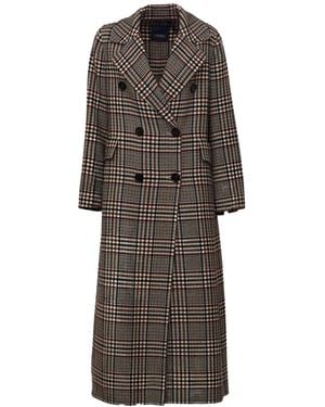 Max Mara Doppelreihiger Mantel - Braun