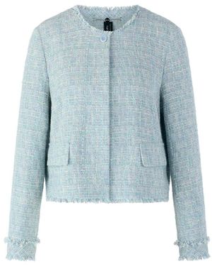 Marc Cain Tweed Jackets - Azul