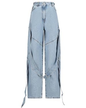 The Attico Elegante Lange Hose Für Frauen - Blau