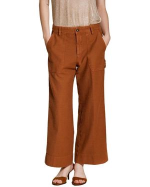 Mason's Wide Trousers - Brown