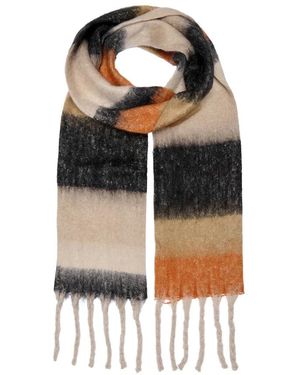 ONLY Zachte Check Shawl Sigrid Sjaal - Zwart