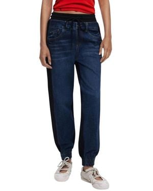 Desigual Loose-Fit Jeans - Blu