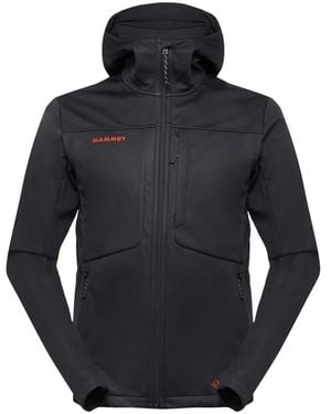 Mammut Fitness ,Zwart ,Ultimate Viii So Hooded Jacket 25 Years - Blauw