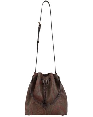 Etro Kleine Arnica Beuteltasche - Braun