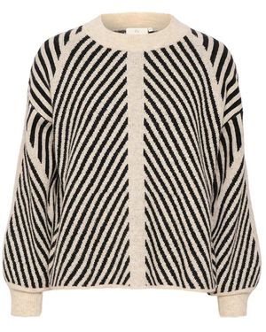 Kaffe Round-Neck Knitwear - Noir
