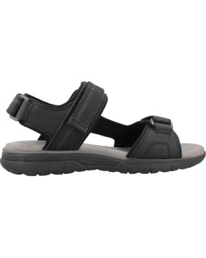 Geox Flat Sandals - Nero