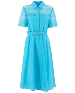Ermanno Scervino Shirt Dresses - Blue