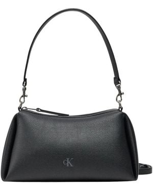 Calvin Klein Shoulder Bags - Black