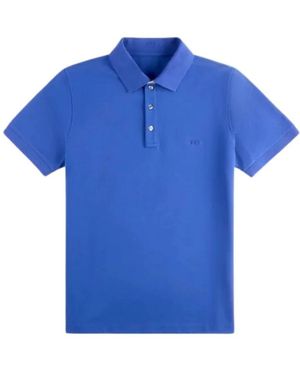 Fay Polo Shirts - Blue