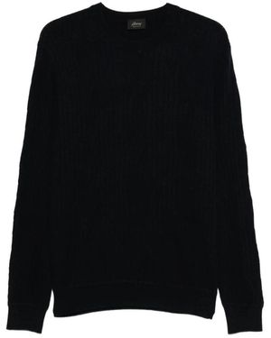 Brioni Round-Neck Knitwear - Negro