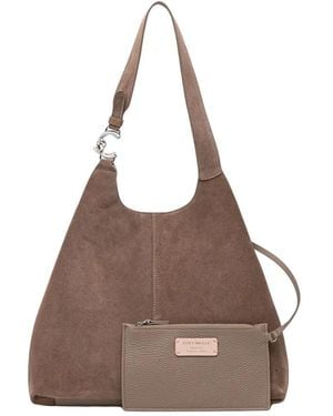 Coccinelle Tote Bags - Marrone