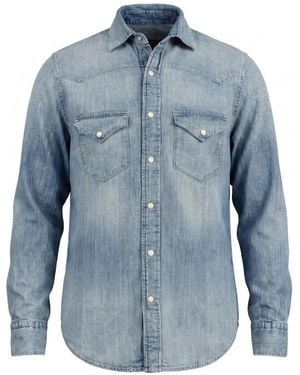 chesapeake's Denim Shirts - Blu