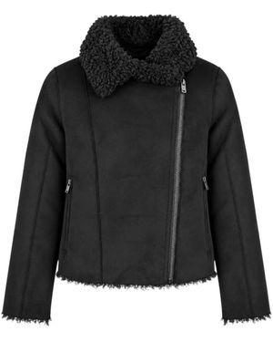Rrd Faux Fur & Shearling Jackets - Black