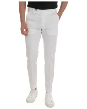 BERWICK  1707 Slim-Fit Trousers - Grey