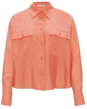 Opus Langarmbluse - Orange