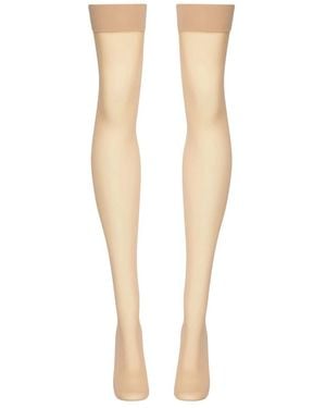 Wolford Satin Touch 20 Stay-Up - Weiß