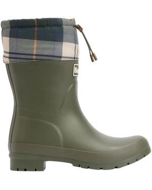 Barbour Mowbray Wellington Laars - Groen