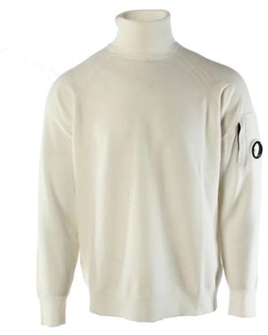 C.P. Company Turtlenecks - White