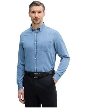 Paul & Shark Denim Shirts - Blu