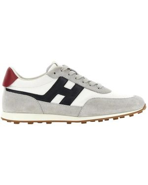 Hogan Schoenen ,Veelkleurig ,Suède Sneakers - Wit