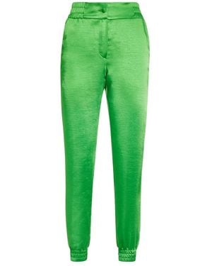 Philipp Plein Tapered Satin Trainingsbroek - Groen