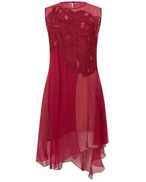 Alberta Ferretti Midi Dresses - Red