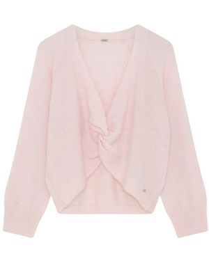 GUSTAV Truien & Vesten ,Roze ,V-Hals Gebreide Kleding