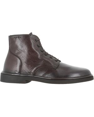 Alexander Hotto Lace-Up Boots - Brown