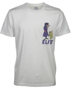 Equipe 55 Elite baumwoll t-shirt mit frontprint - Grau