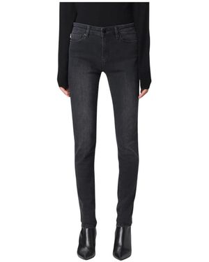 Love Moschino Grijze Skinny Jeans Stijlvol Comfortabele Pasvorm - Zwart
