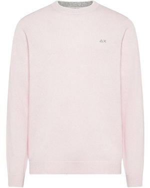 Sun 68 Round-Neck Knitwear - Rosa