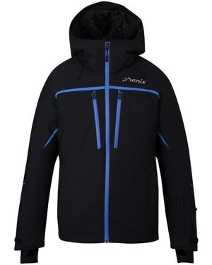 Phenix Schwarze shape cut jacke - Blau