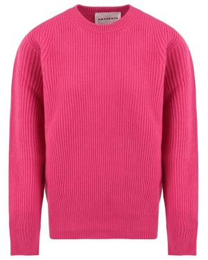 Amaranto Round-Neck Knitwear - Rosa