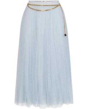 Elisabetta Franchi Midi Skirts - Blue