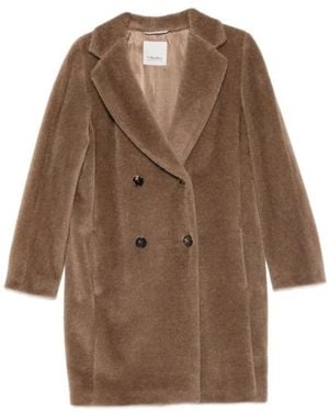 Max Mara Jassen ,Bruin ,Wol Roseto Jas