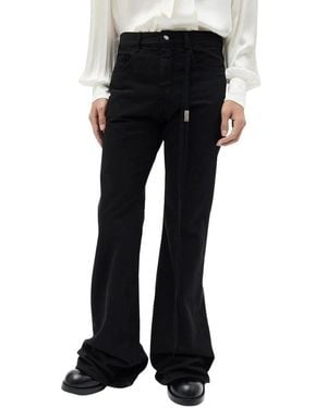 Ann Demeulemeester Flare Jeans - Black