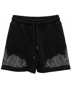 Marcelo Burlon Casual Shorts - Black