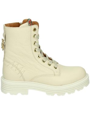 RED-RAG Leder Mädchen Mid Schuhe - Natur