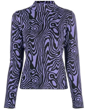 Moschino Long Sleeve T-Shirts - Blue
